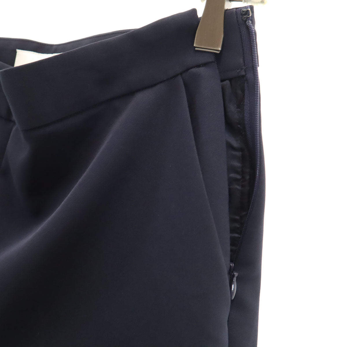 未使用 ANAYI アナイ 日本製 テーパードパンツ 38 ネイビー レディース