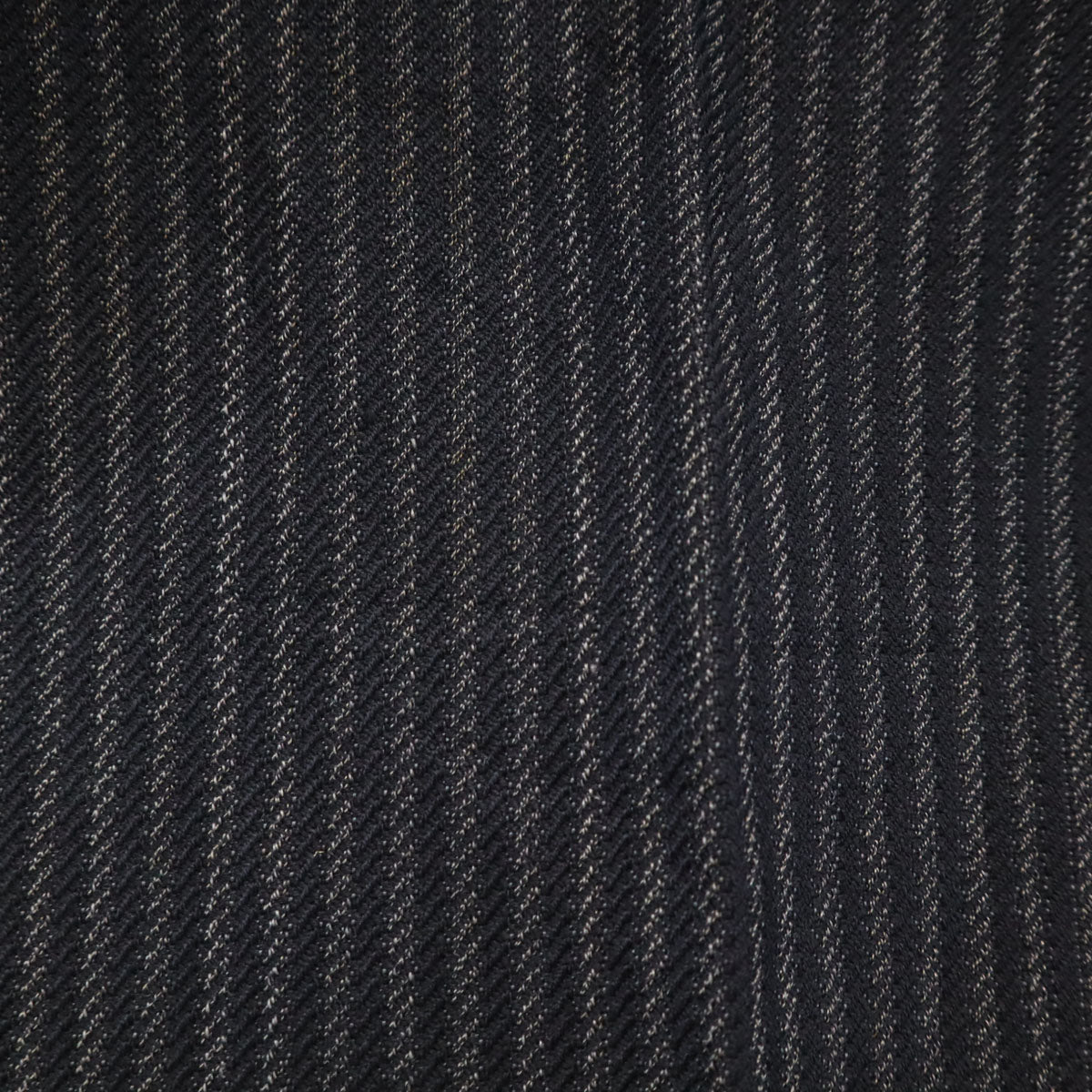 50s ヴィンテージ 針シンチ ストライプ柄 スラックスパンツ ネイビー系 ボタンフライ メンズ