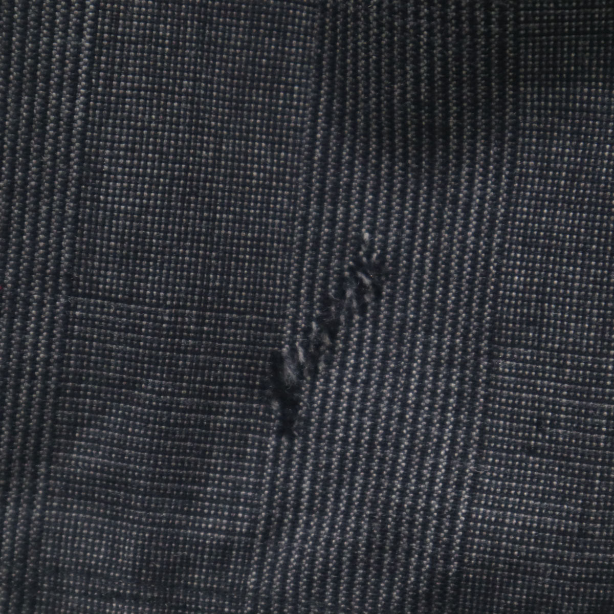 COMME des GARCONS HOMME コムデギャルソンオム 80s 1989年 日本製 ウール オールド チェック柄 スラックスパンツ S グレー メンズ