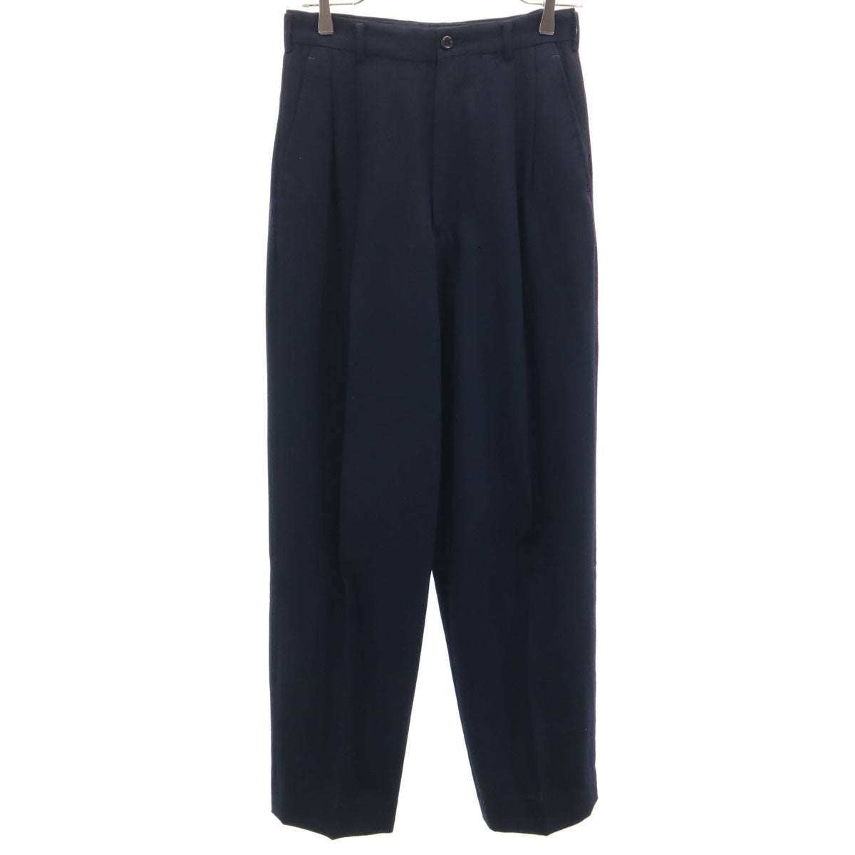 COMME des GARCONS HOMME コムデギャルソンオム 80s 1988年 日本製 ウール オールド スラックスパンツ S ネイビー系 メンズ