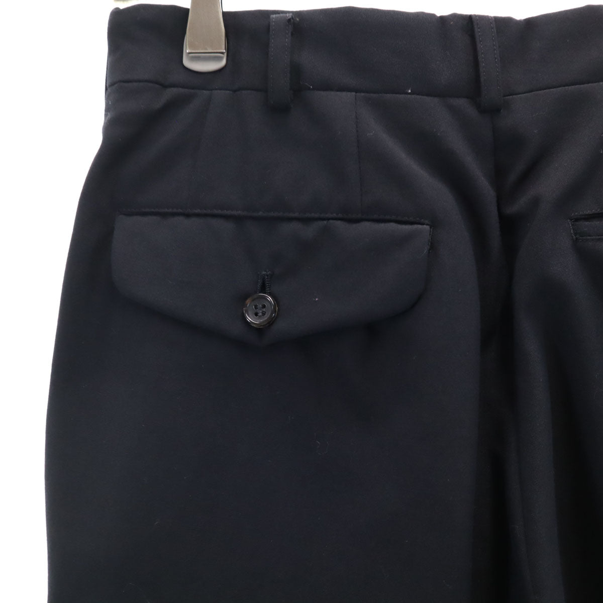 COMME des GARCONS HOMME コムデギャルソンオム 90s 1991年 日本製 ウール オールド スラックスパンツ S ブラック系 メンズ