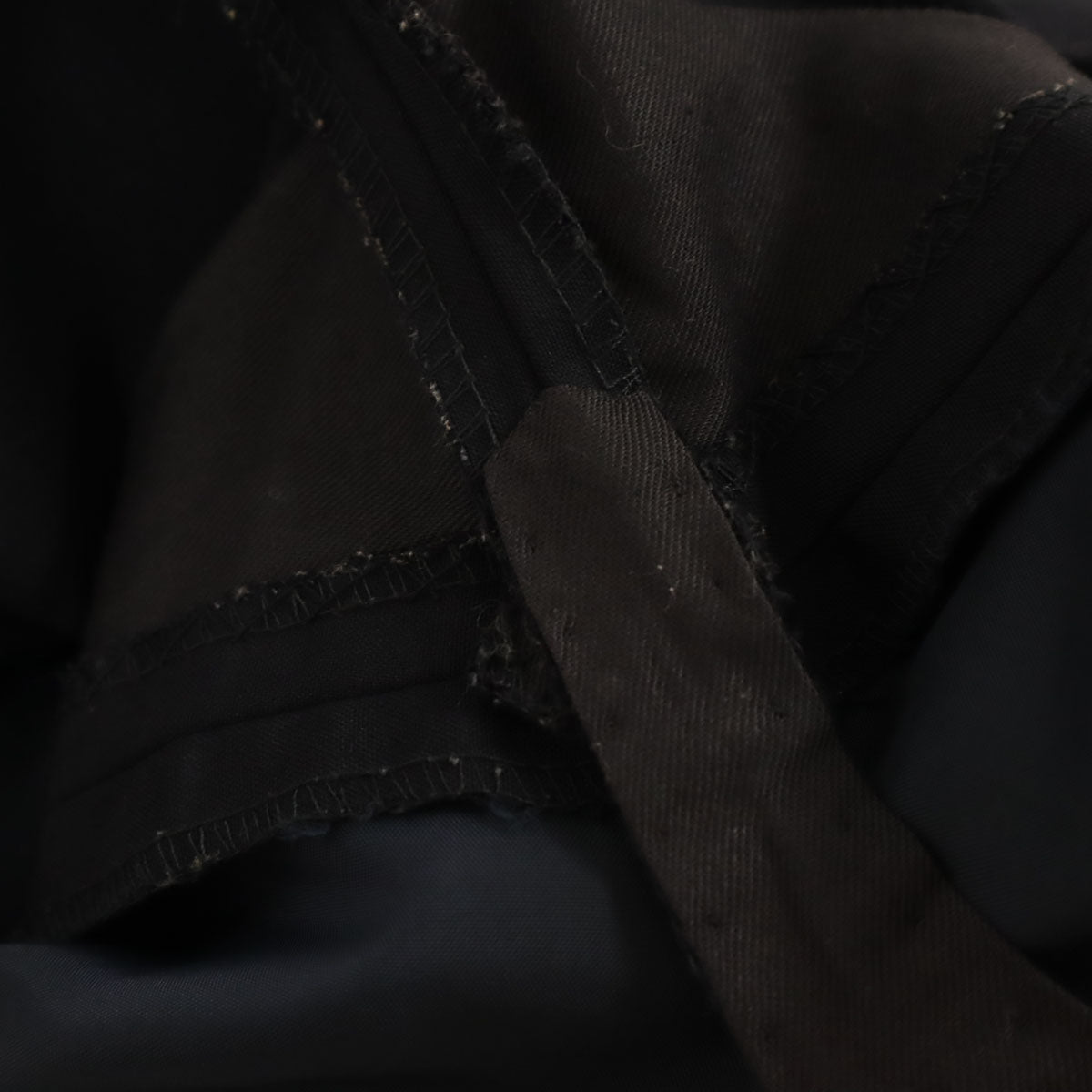 COMME des GARCONS HOMME コムデギャルソンオム 90s 1991年 日本製 ウール オールド スラックスパンツ S ブラック系 メンズ