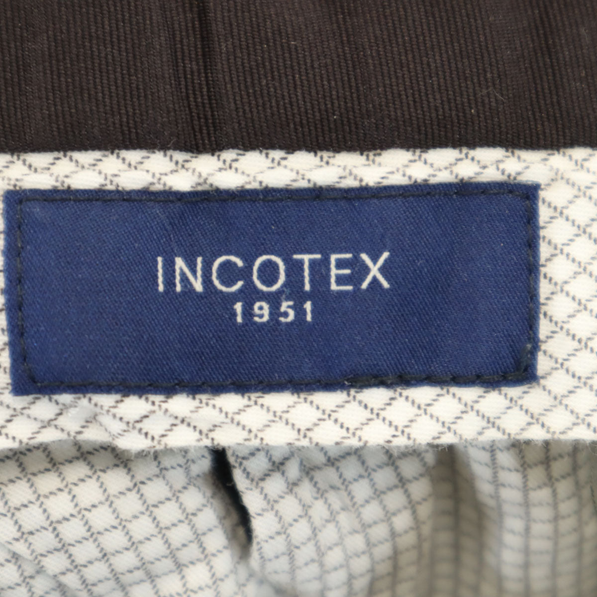 INCOTEX インコテックス スラックスパンツ 48 チャコールグレー メンズ