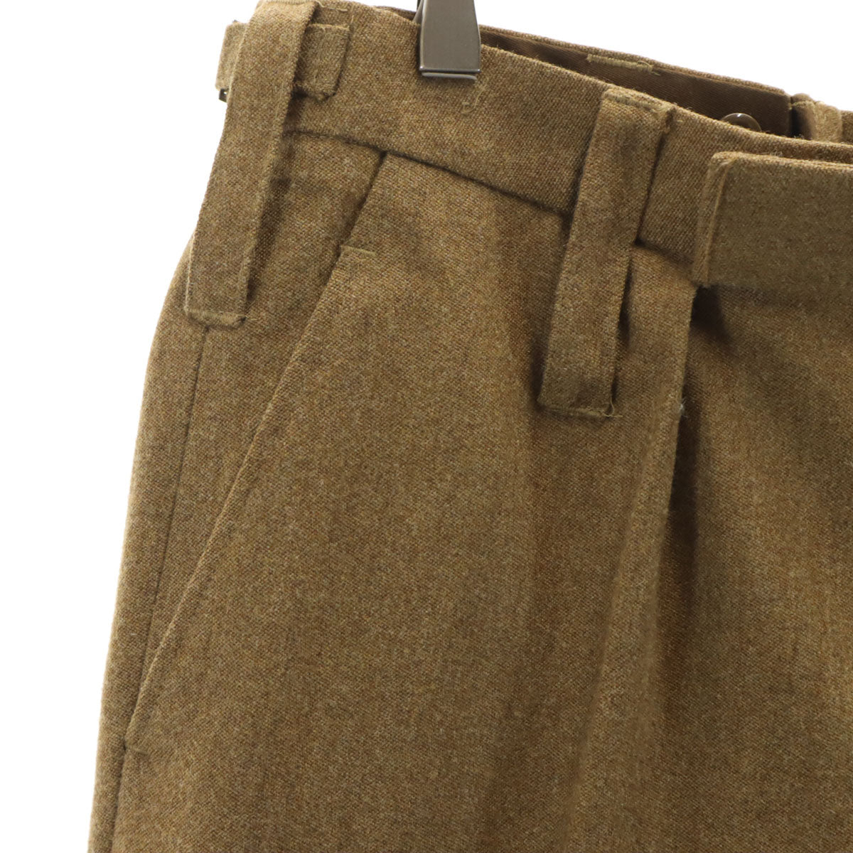 イギリス陸軍 ALL RANKS No.2 DRESS ウール トラウザーズ オフィサー パンツ 72/88/104 ブラウン メンズ