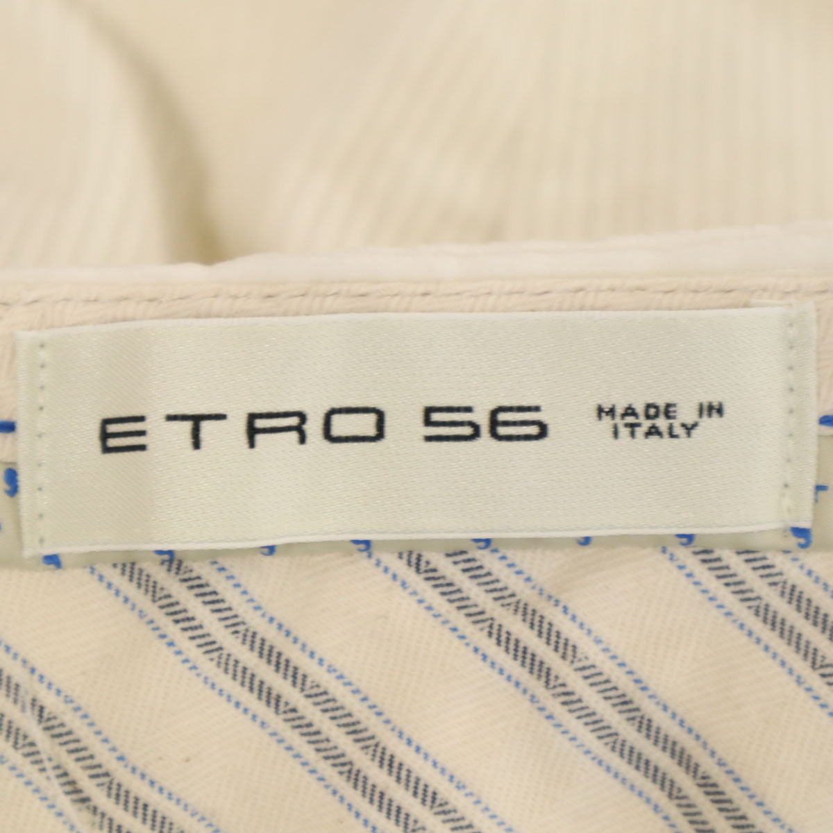 ETRO エトロ イタリア製 コーデュロイパンツ 56 ホワイト ビッグサイズ メンズ