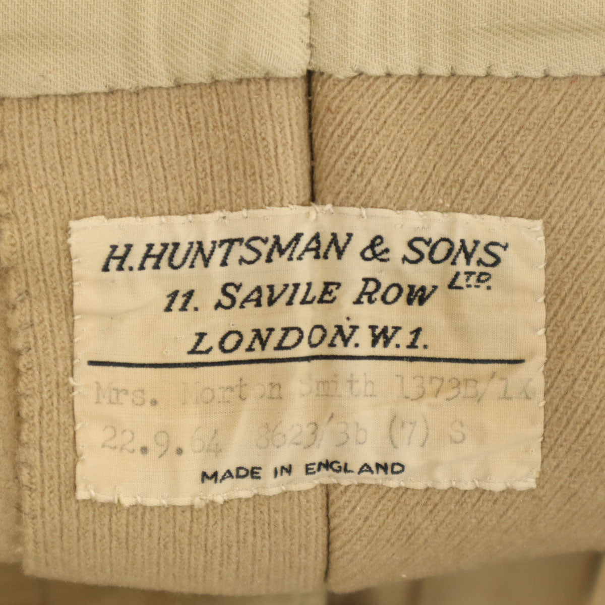 H.HUNTSMAN&SONS ハンツマンアンドサンズ 60s イングランド製 ヴィンテージ ジョッパーズパンツ S ベージュ ブリーチーズ レディース