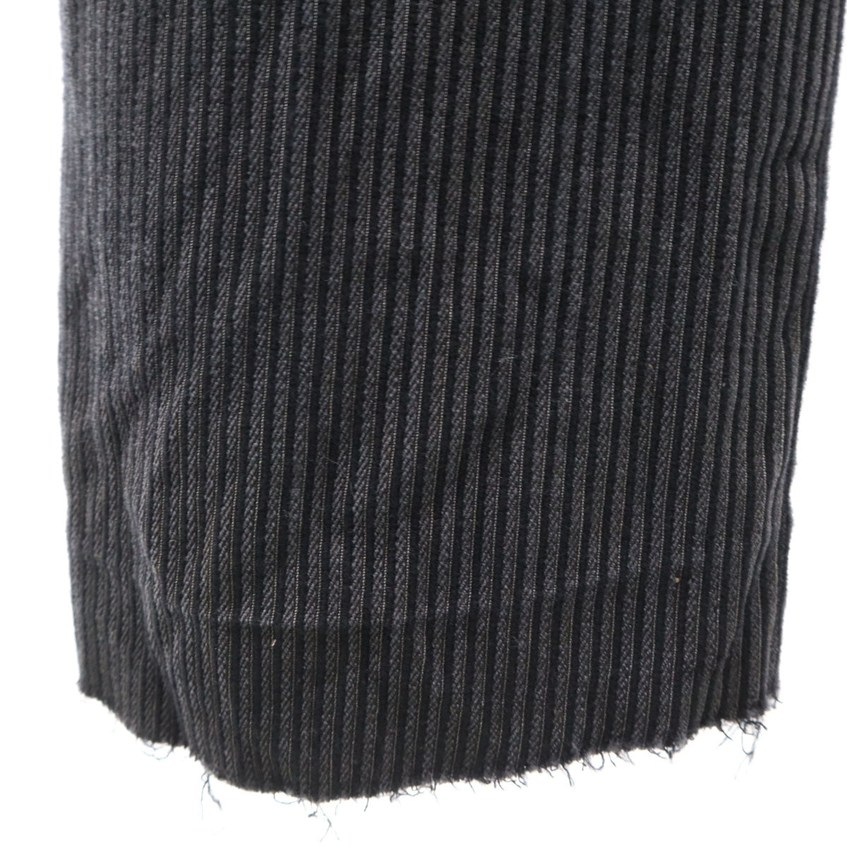 50s ヴィンテージ 針シンチ ストライプ柄 ハイウエスト パンツ グレー系 ボタンフライ メンズ