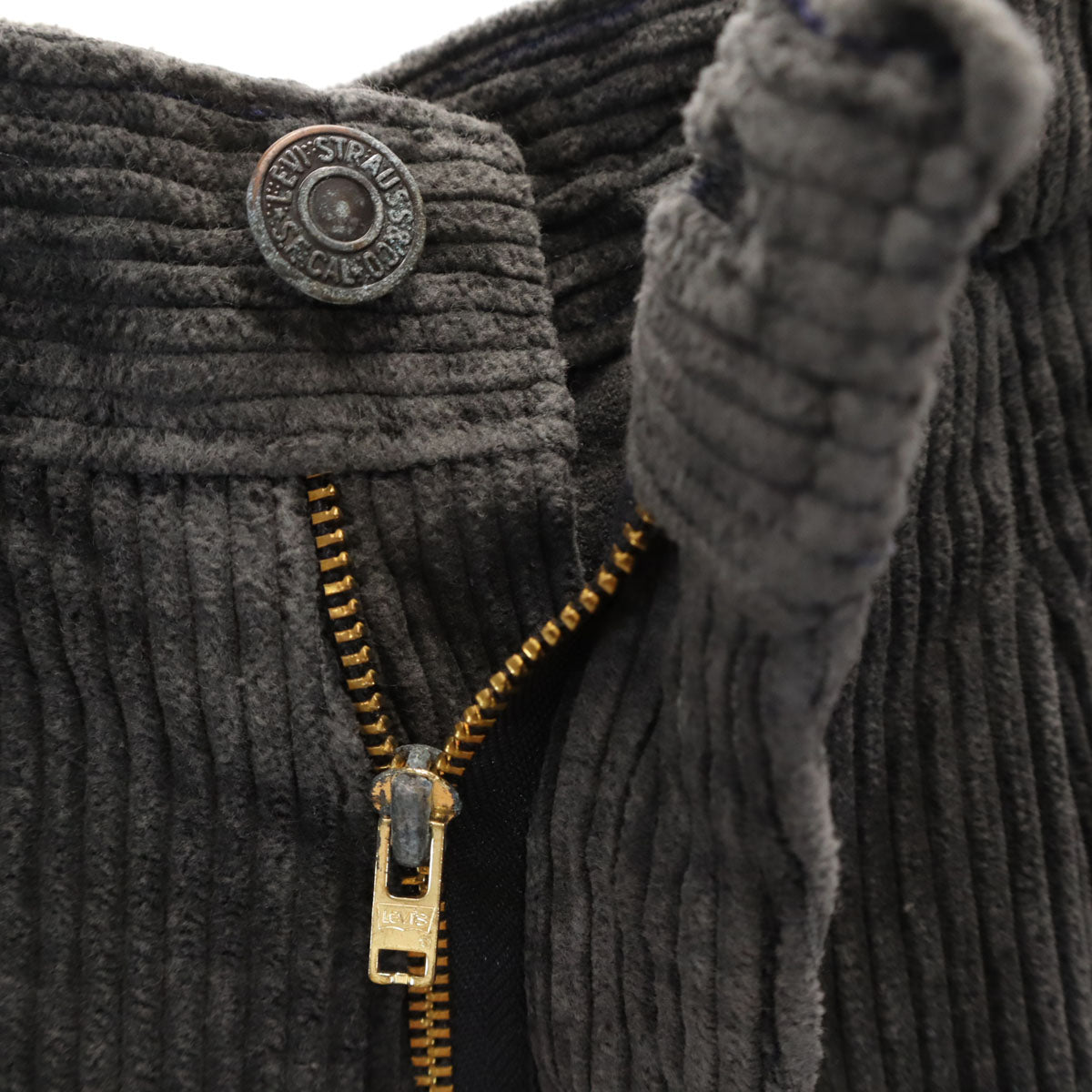 Levi's リーバイス 80s ユーロ ヴィンテージ コーデュロイパンツ w34 グレー レディース