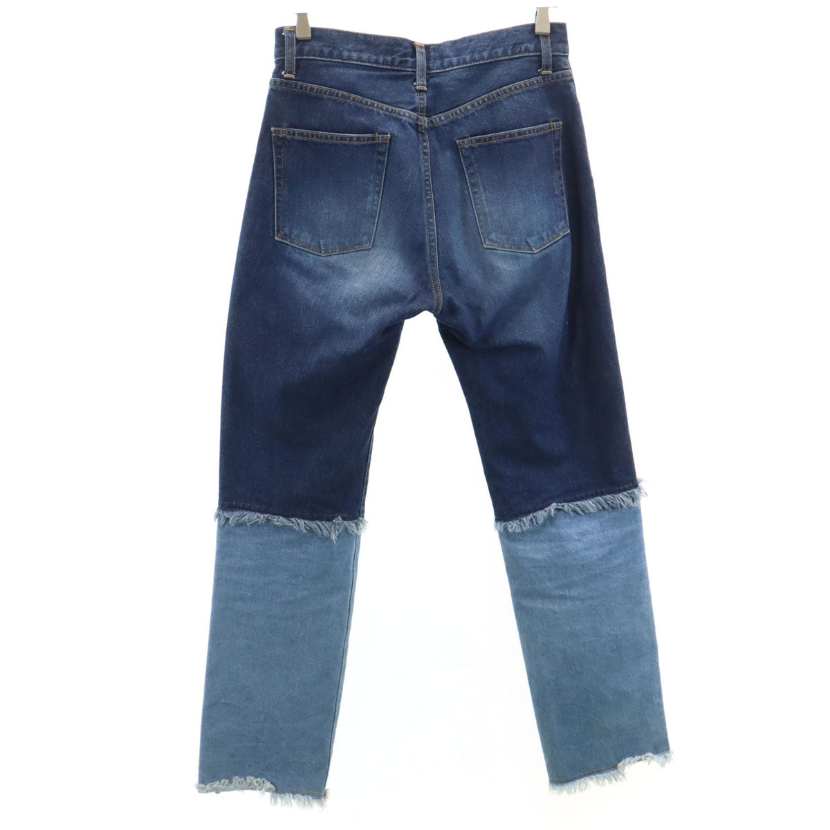 JOHN LAWRENCE SULLIVAN ジョンローレンスサリバン 日本製 切替 デニムパンツ 8 インディゴブルー ジーンズ レディース