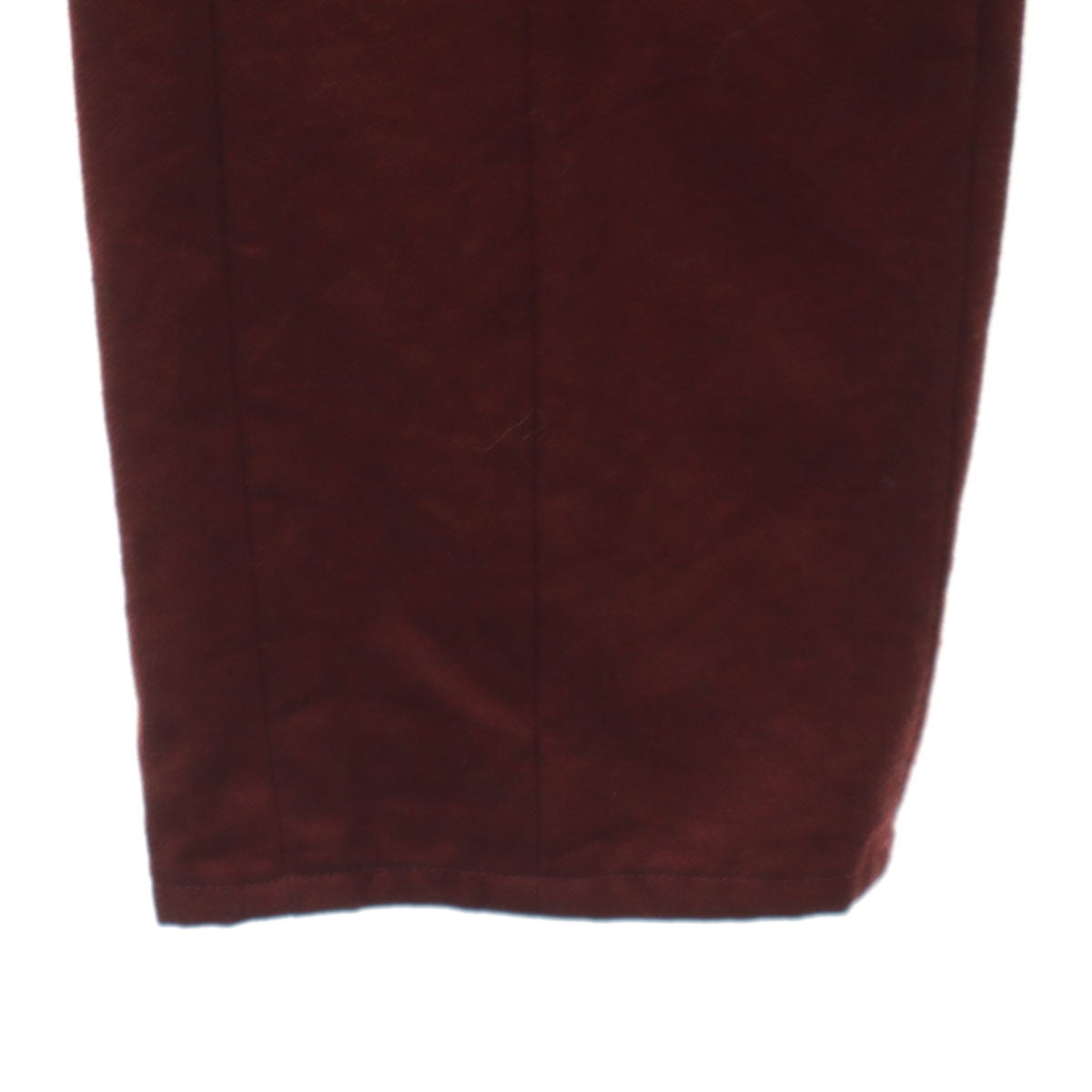 Jieda ジエダ 日本製 ギャバジン タック スラックスパンツ 2 ボルドー メンズ