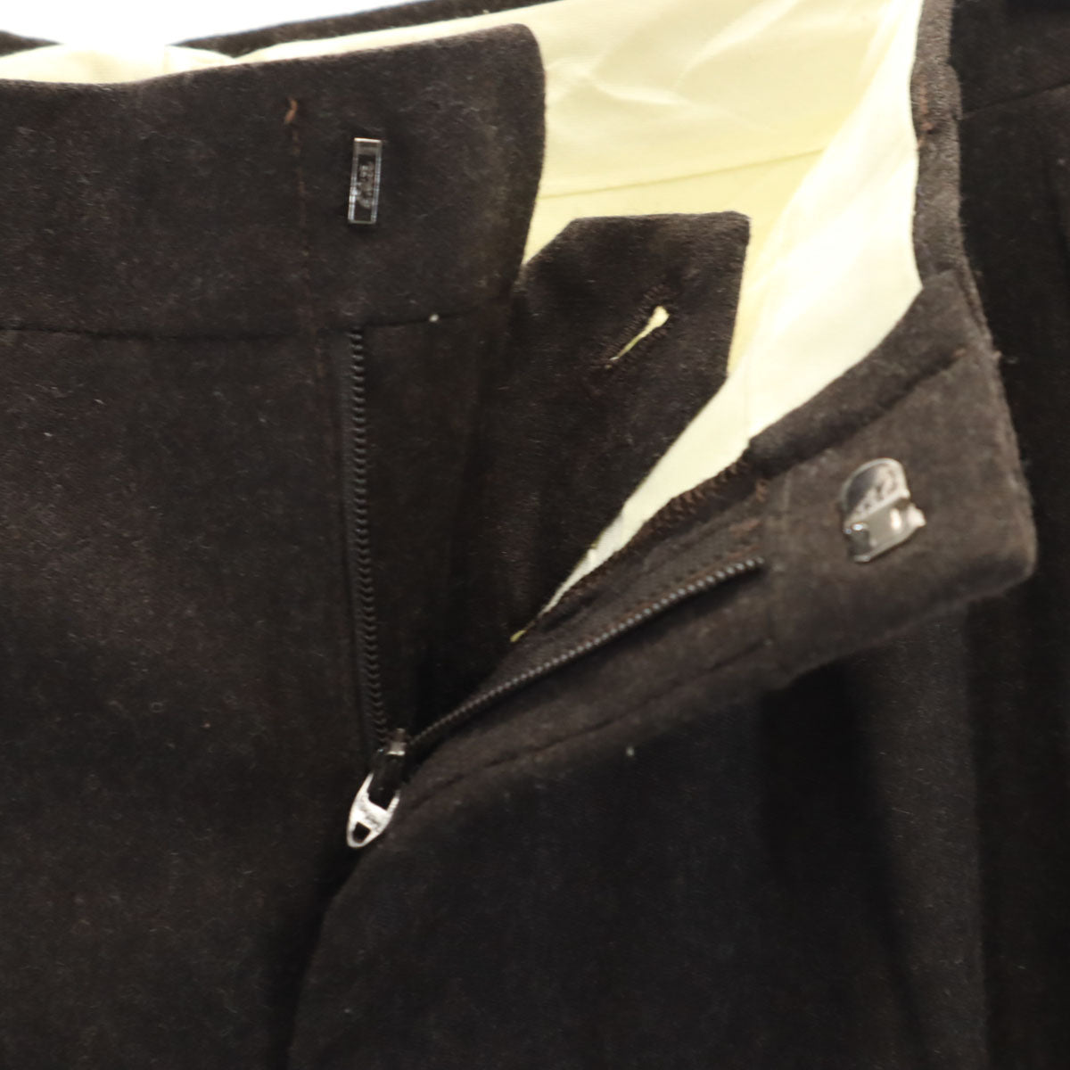 MAINE BAY 80s ヴィンテージ スラックスパンツ ブラウン メンズ