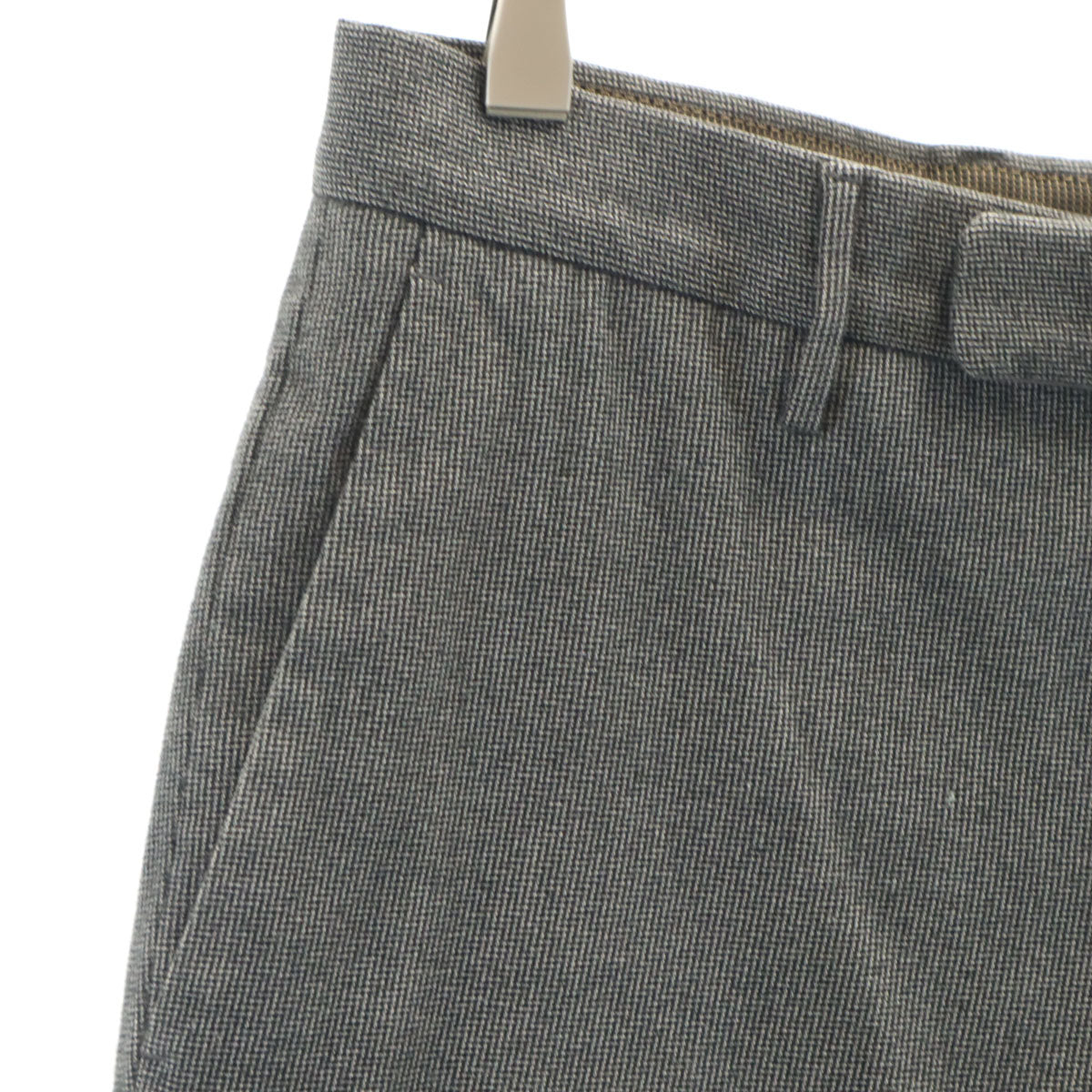 INCOTEX インコテックス 総柄 スリムフィット スラックスパンツ 44 グレー メンズ