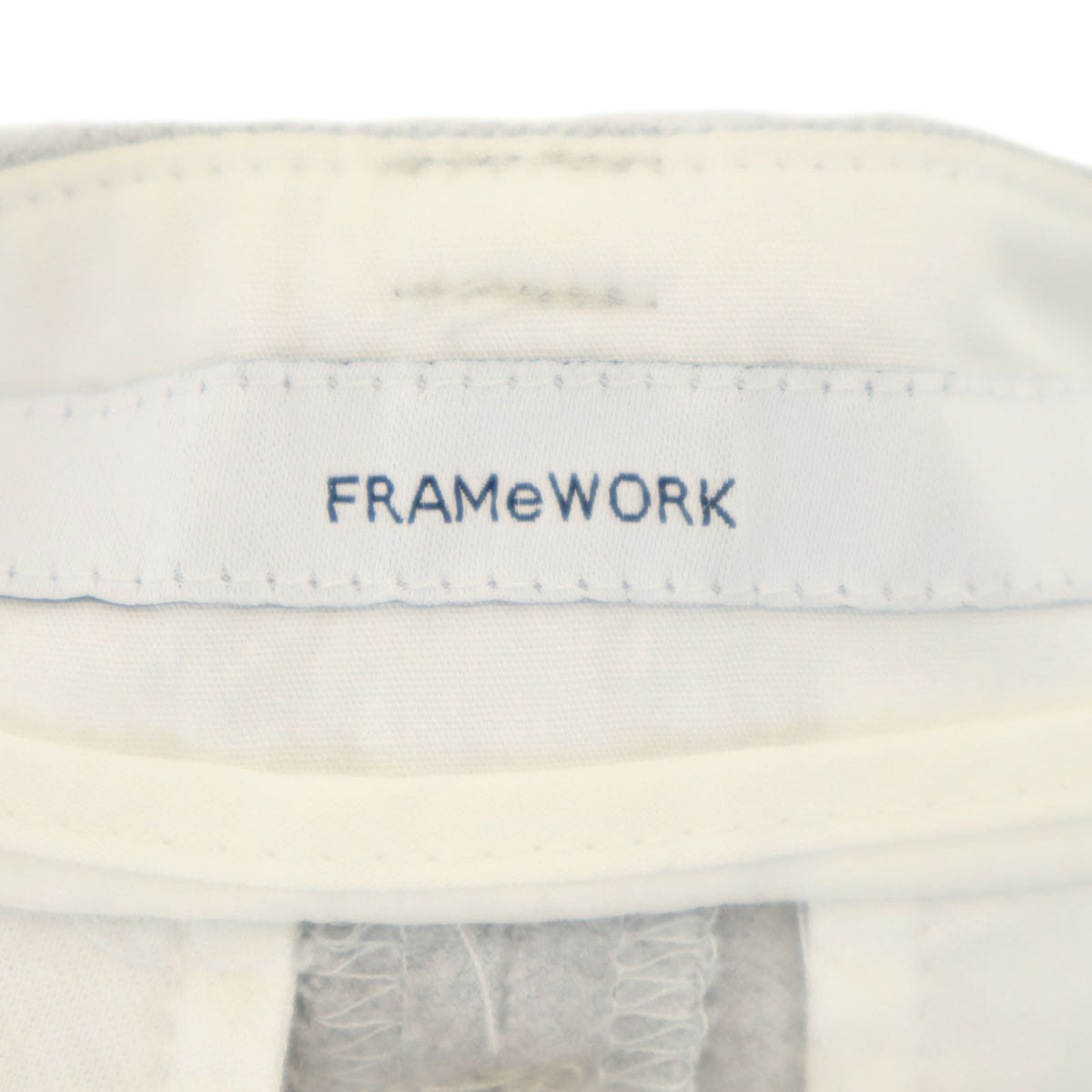 FRAMeWORK フレームワーク 日本製 ロングパンツ 34 グレー レディース