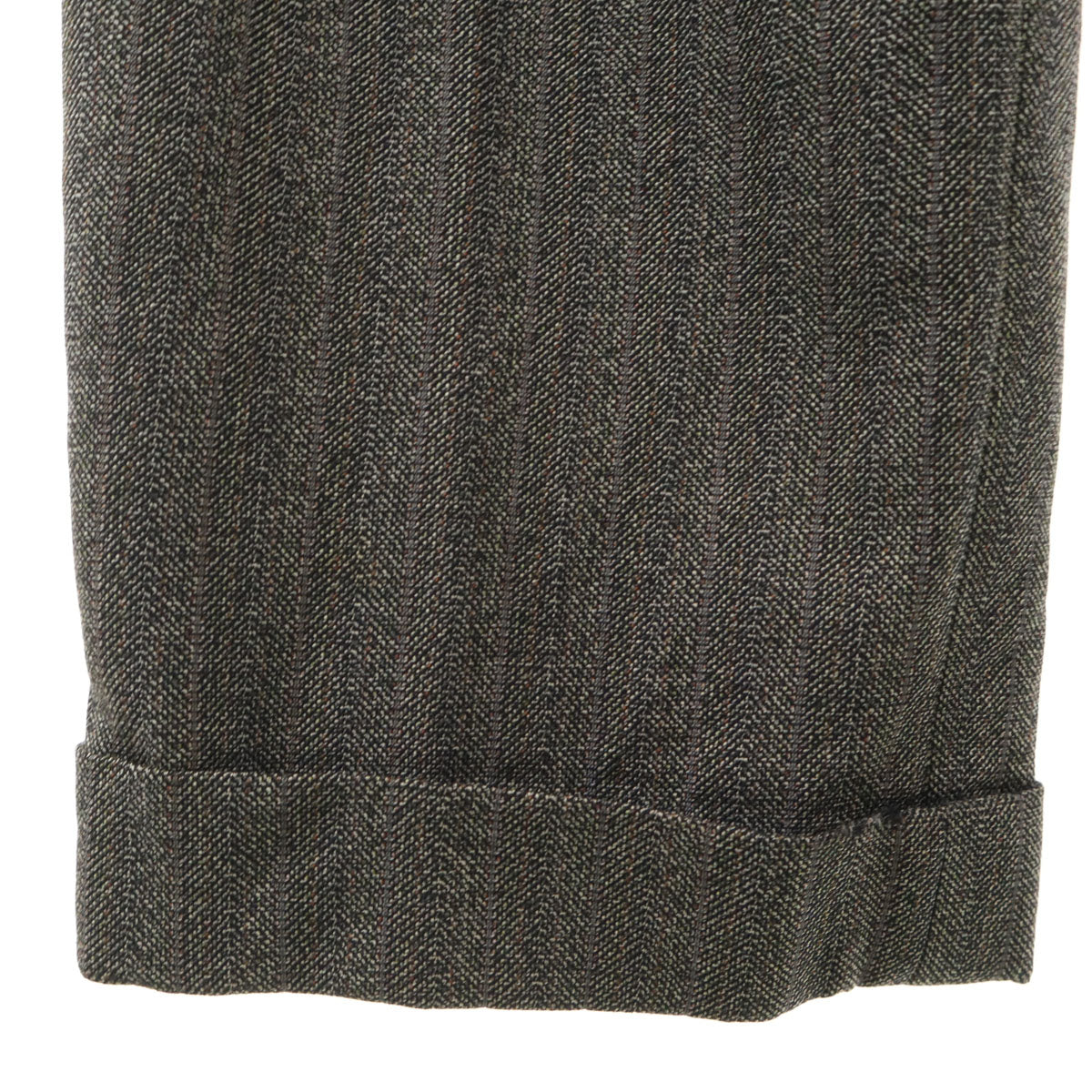 ヴィンテージ ストライプ柄 スラックスパンツ グレー系 メンズ