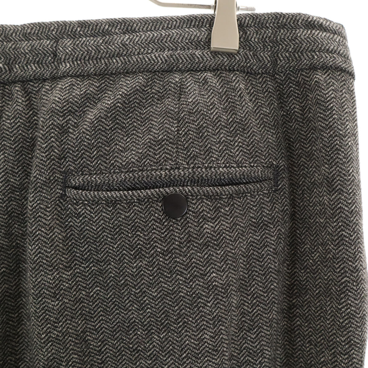 ZARA ザラ ヘリーンボーン柄 パンツ XL グレー系 メンズ