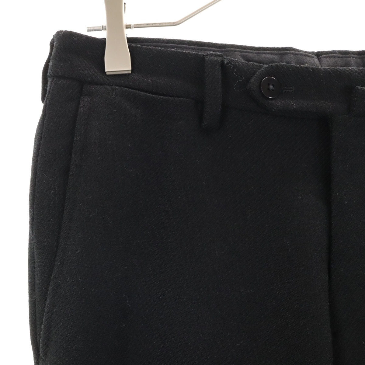 UNITED ARROWS ユナイテッドアローズ ウール スラックスパンツ 44 ブラック メンズ