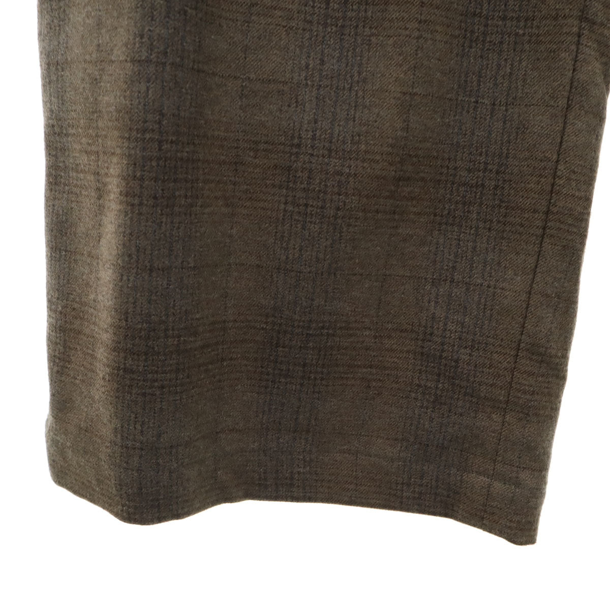 WELDER ウェルダー 日本製 チェック柄 スラックスパンツ 4 グレージュ メンズ