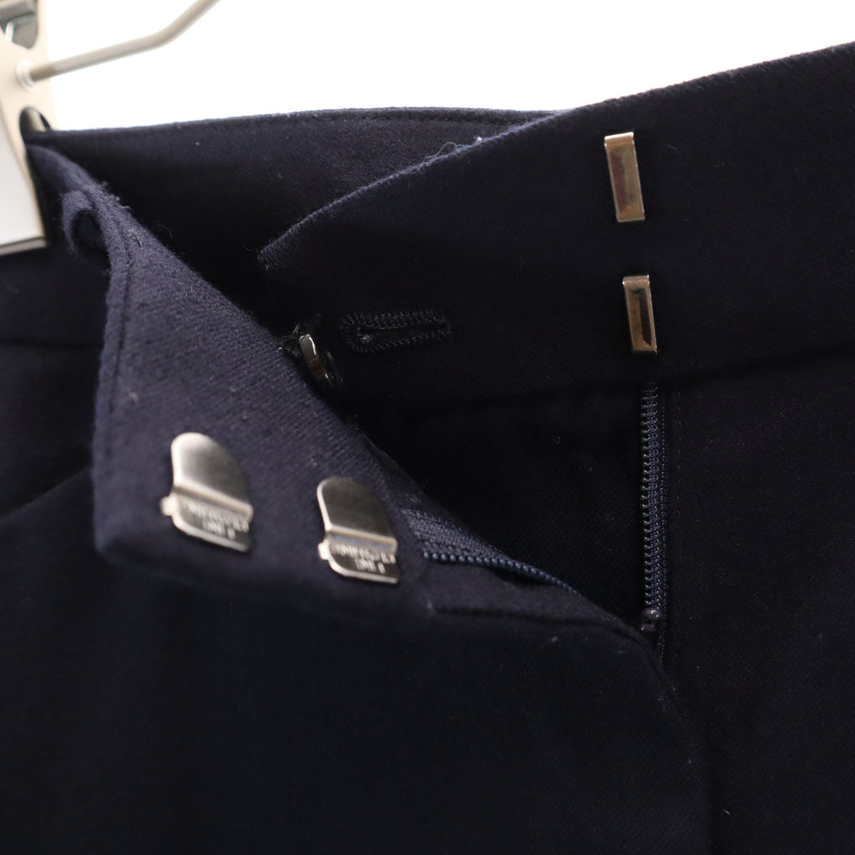 theory luxe セオリーリュクス 日本製 ウール スラックスパンツ 36 ネイビー レディース