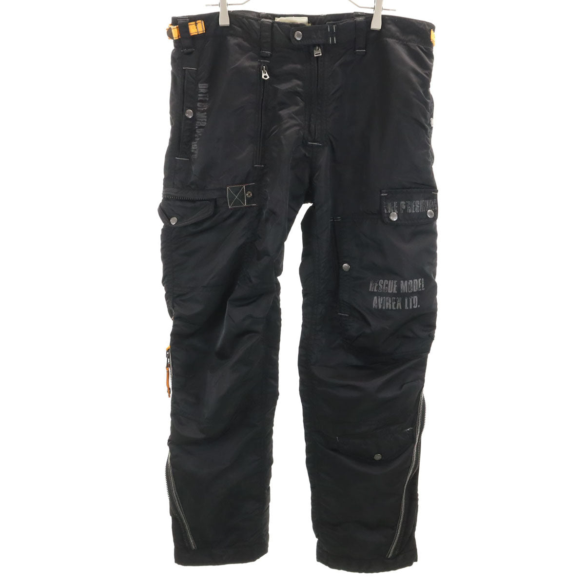 AVIREX アビレックス パラシュート パンツ XL ブラック LTD メンズ
