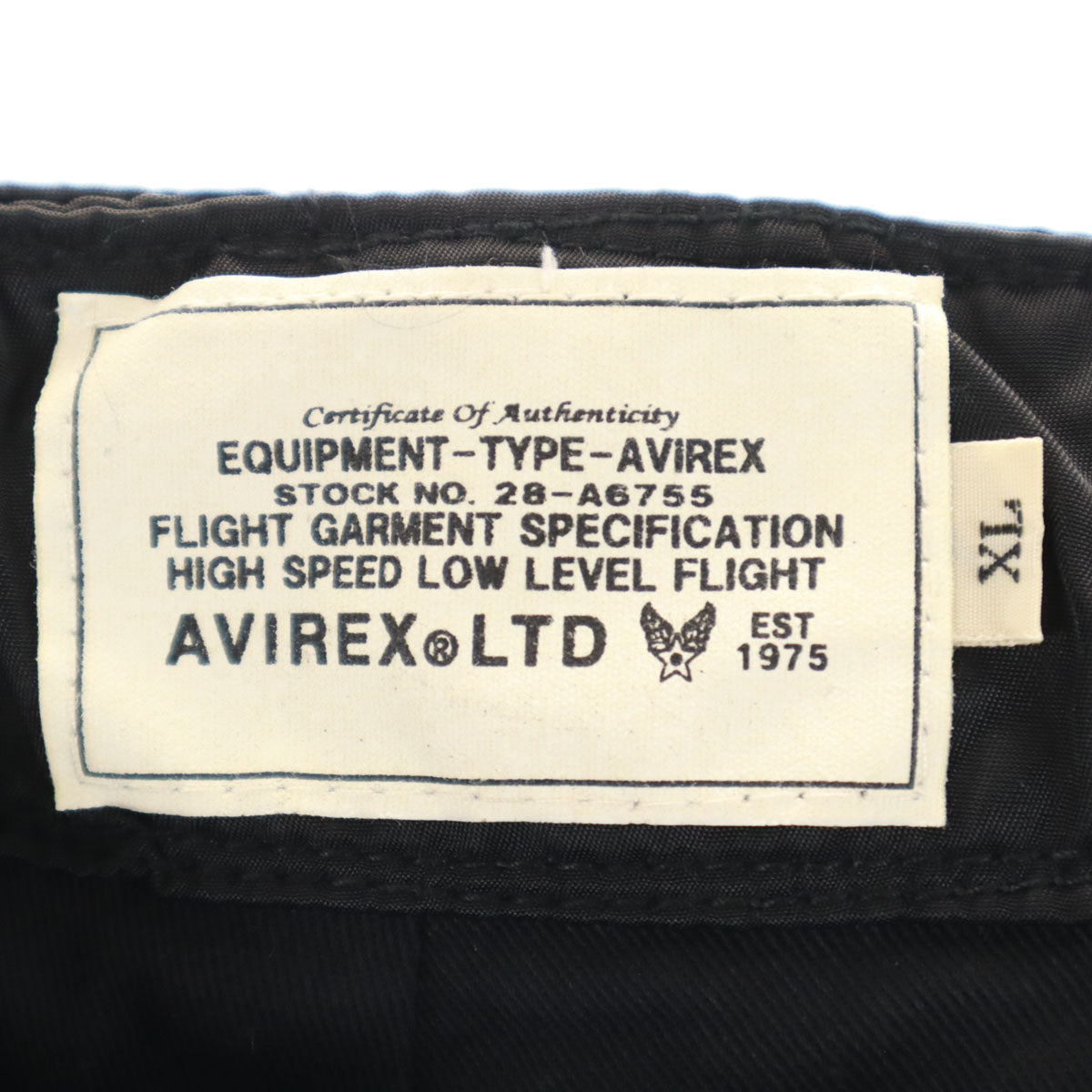 AVIREX アビレックス パラシュート パンツ XL ブラック LTD メンズ