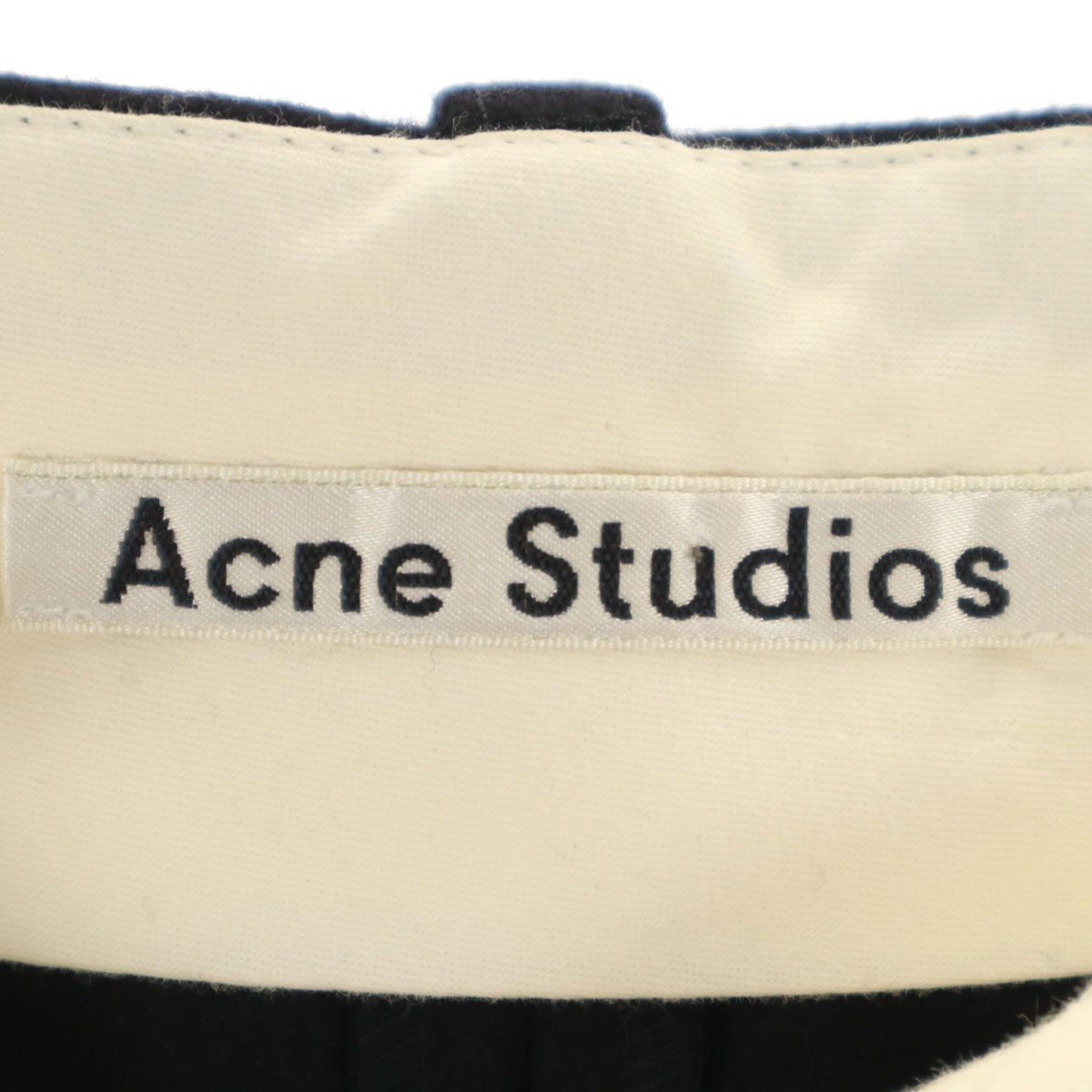 ACNE STUDIOS アクネストゥディオズ スラックスパンツ 36 ブラック レディース