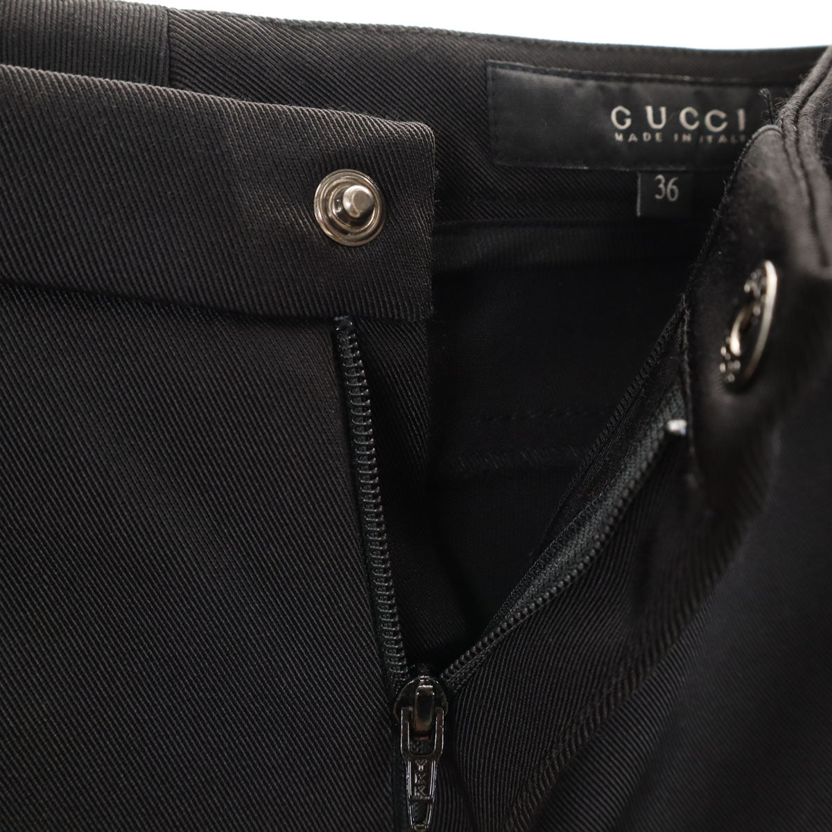 GUCCI グッチ 未使用 イタリア製 パンツ 36 ブラック タグ付き メンズ