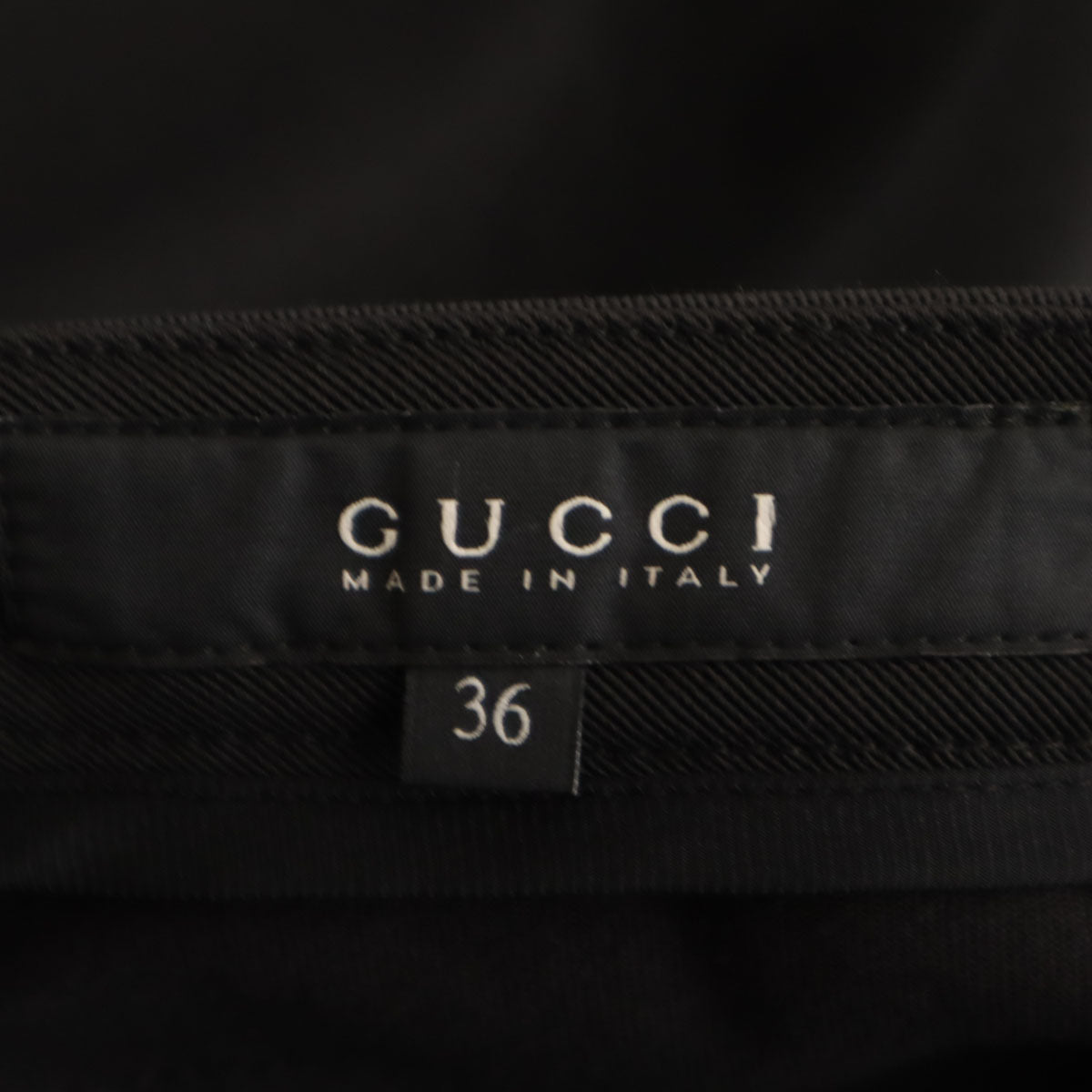 GUCCI グッチ 未使用 イタリア製 パンツ 36 ブラック タグ付き メンズ