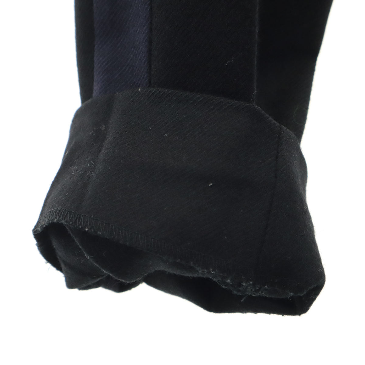 KNOTT ノット 日本製 サイドライン スラックスパンツ 1 ブラック メンズ