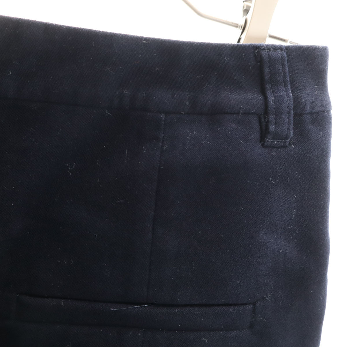 IENA イエナ 未使用 リクライドモールスキンペグトップ テーパードパンツ 38 ネイビー タグ付き レディース