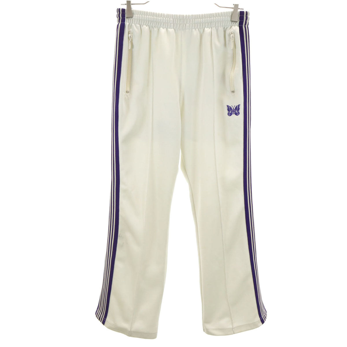 Needles ニードルス 日本製 ブーツカット トラックパンツ S グレー系 ジャージ メンズ