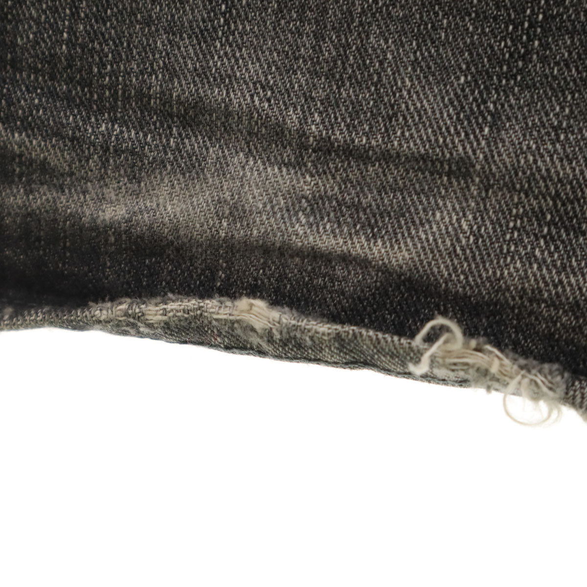 NUMBER (N)INE TAKAHIRO MIYASHITA ナンバーナイン タカヒロミヤシタ 0 5 日本製 NIGHT CRAWLER ダメージリペア加工 デニムパンツ 4 グレー系 ジーンズ RIRIジップ ハート涙 メンズ