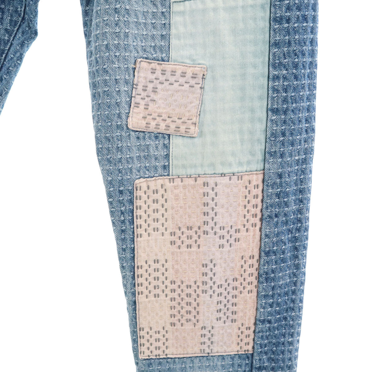 美品 STUDIO D’ARTISAN ステュディオダルチザン 日本製 刺し子 デニムパンツ w30 ブルー系 ジーンズ メンズ