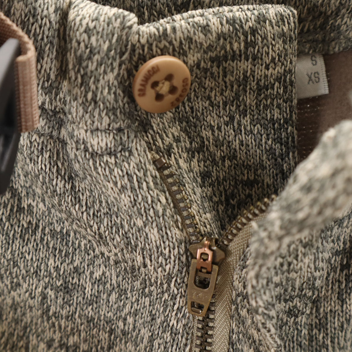 美品 Gramicci グラミチ ボンディングニットフリースナローリブ パンツ S グレー系 アウトドア メンズ