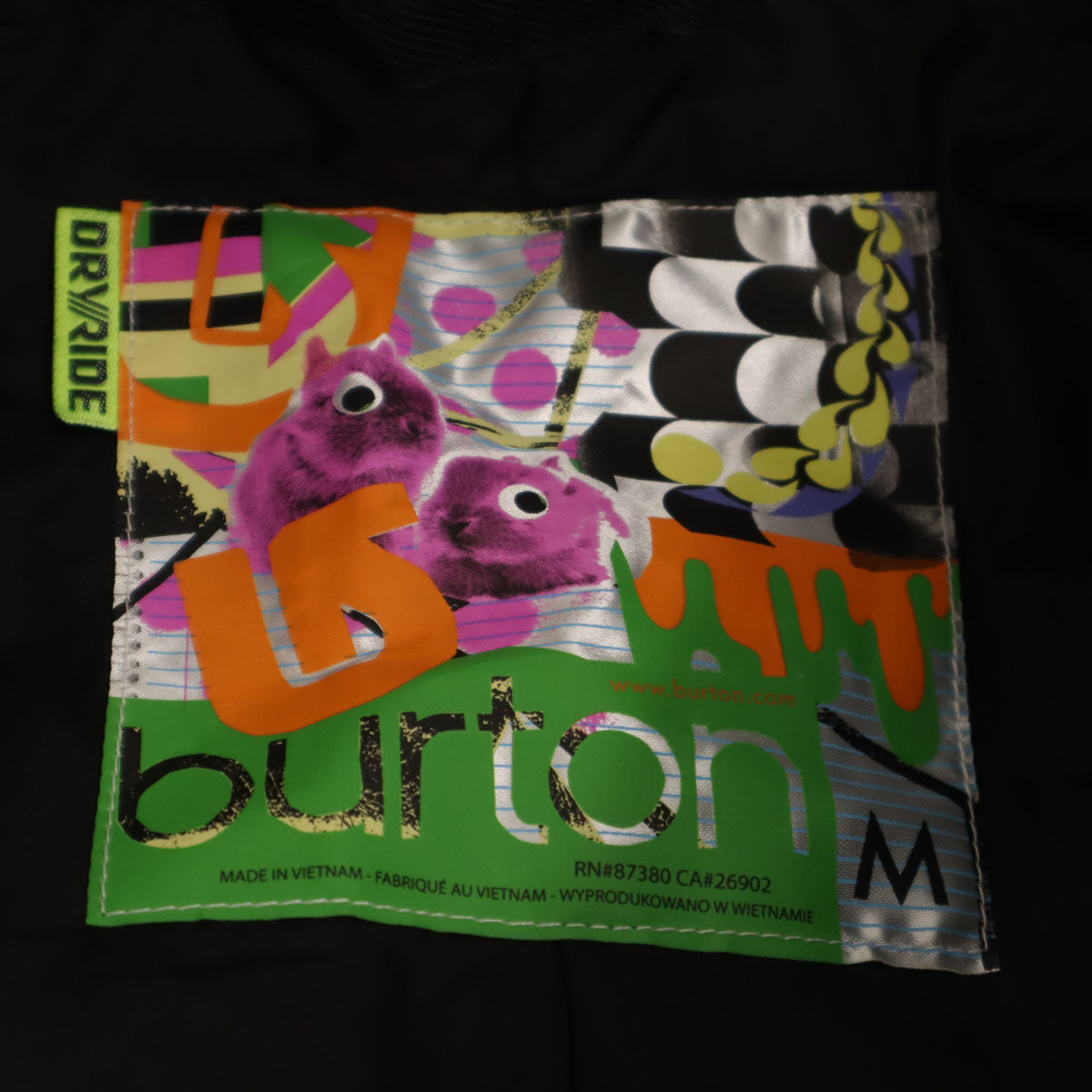 未使用 BURTON バートン グレンチェック スノーボード カーゴパンツ M グレー系 中綿 メンズ