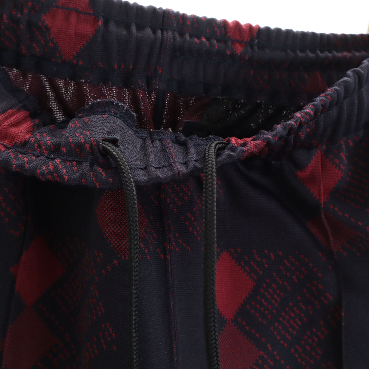 Needles ニードルズ 日本製 総柄 トラックパンツ S ネイビー系 ジャージ メンズ