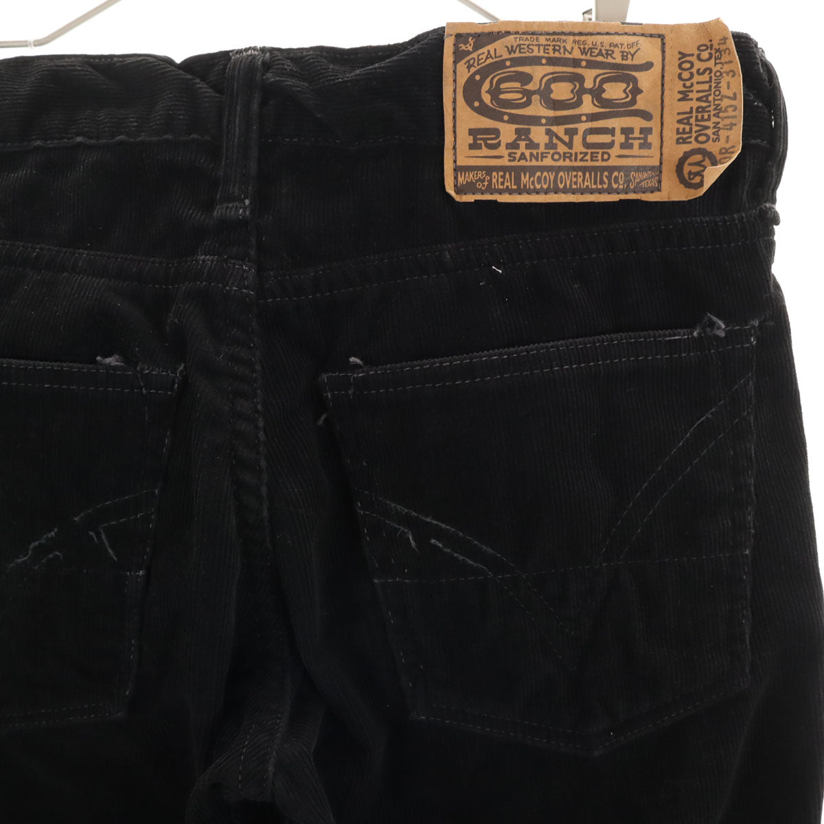 REAL McCOY リアルマッコイ 600R-415Z コーデュロイパンツ W31 ブラック メンズ