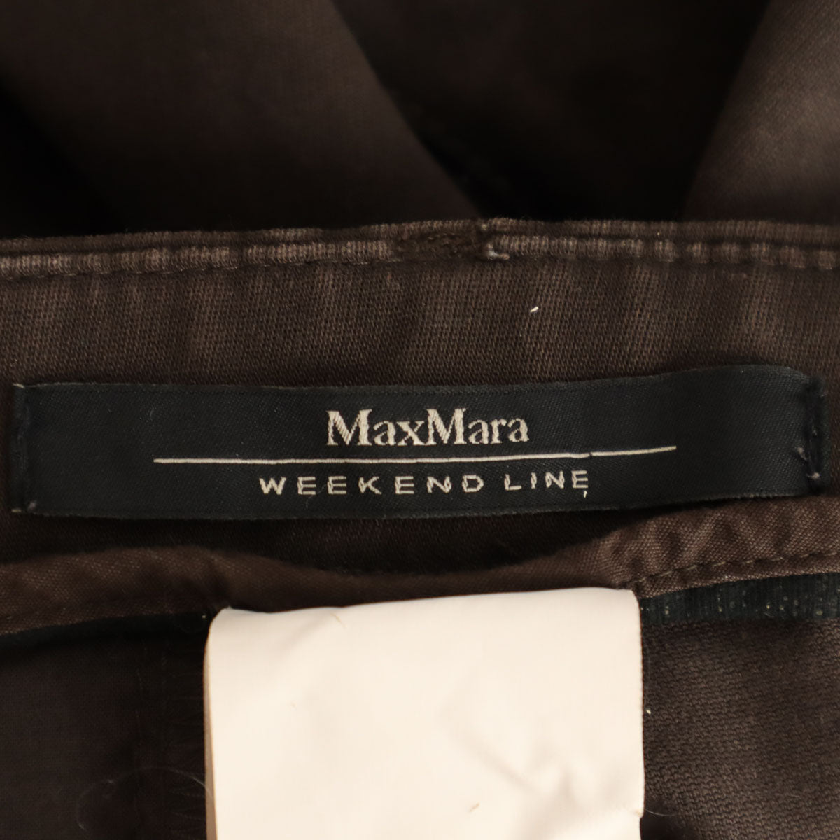MAX MARA WEEK END LINE マックスマーラウィークエンドライン スリムパンツ 36 チャコールブラウン レディース