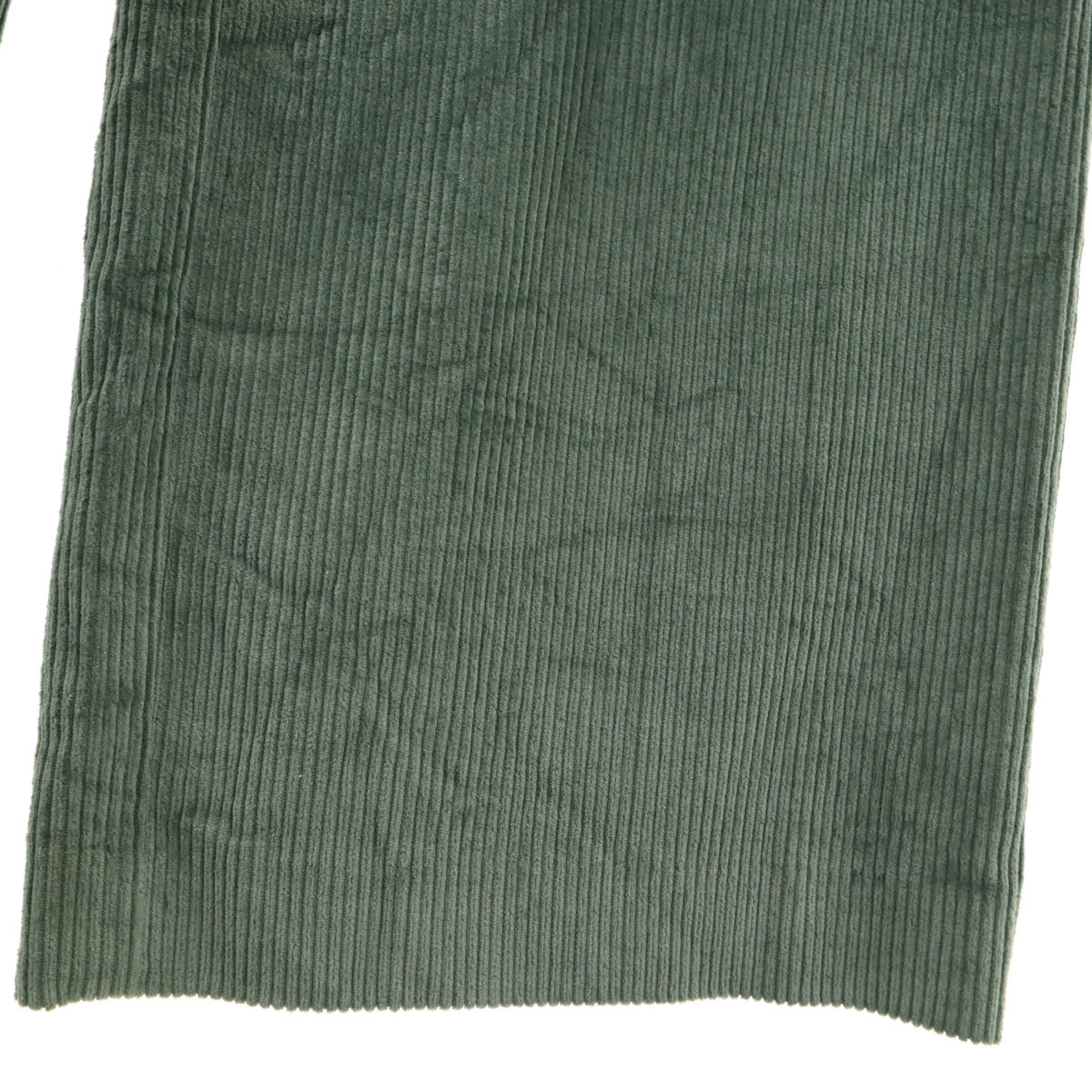 A.P.C. アーペーセー ツータック コーデュロイ ワイドパンツ 34 グリーン レディース