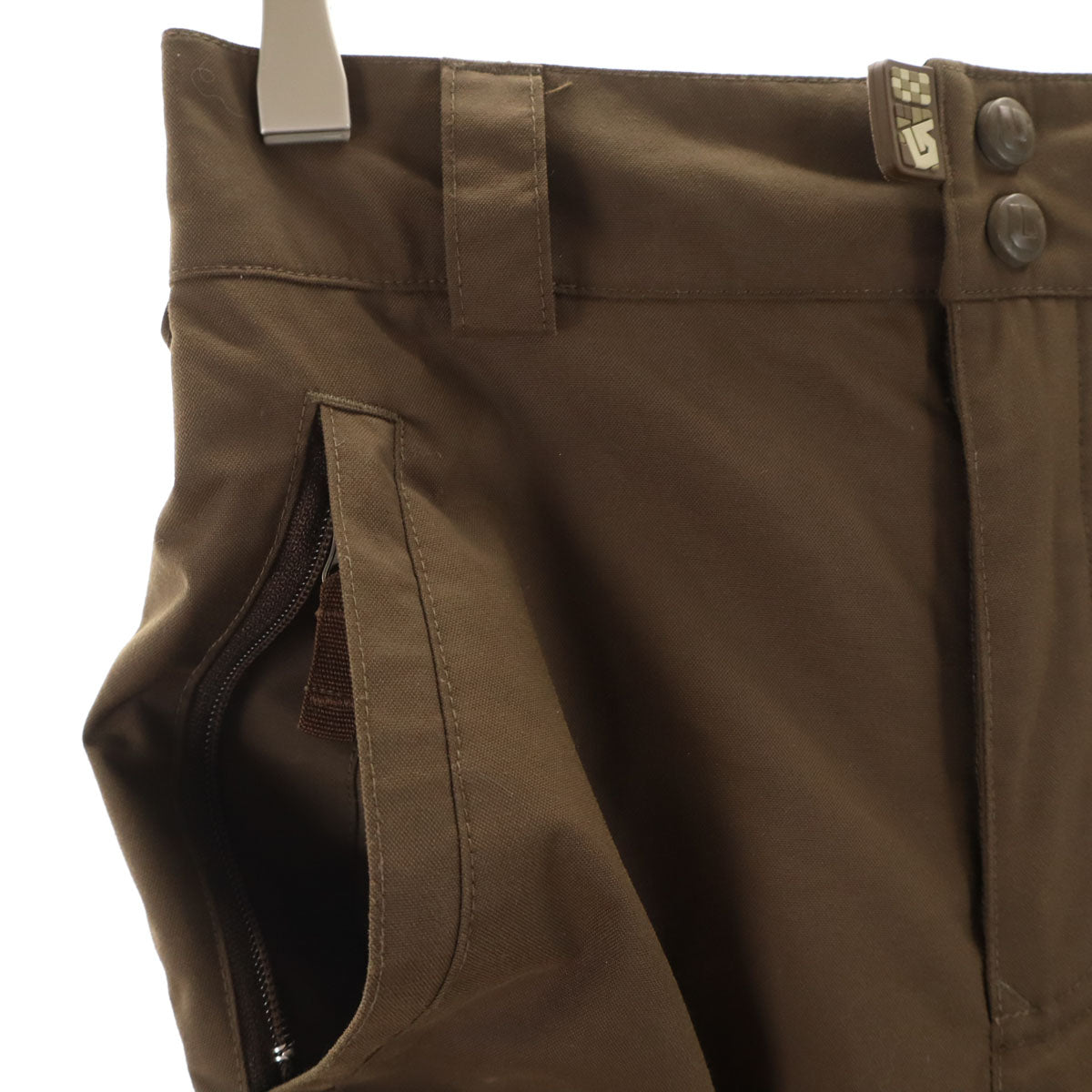 BURTON バートン スノーボード カーゴパンツ S ブラウン スノーウェア キッズ