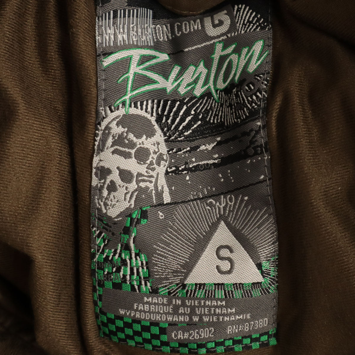 BURTON バートン スノーボード カーゴパンツ S ブラウン スノーウェア キッズ