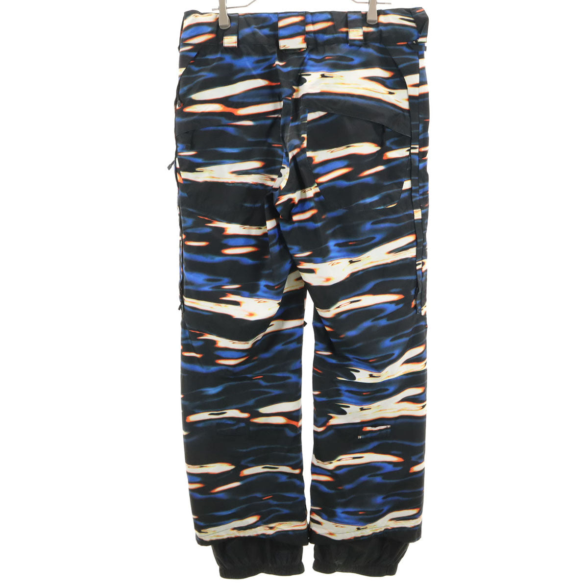 BURTON バートン 総柄 スノーボード パンツ M ブルー系 GORE-TEX スノーウェア メンズ