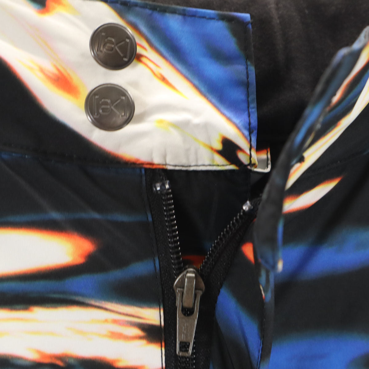 BURTON バートン 総柄 スノーボード パンツ M ブルー系 GORE-TEX スノーウェア メンズ