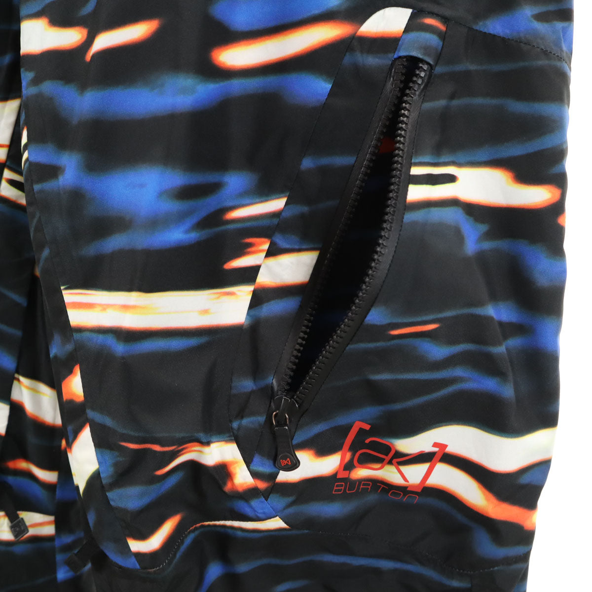 BURTON バートン 総柄 スノーボード パンツ M ブルー系 GORE-TEX スノーウェア メンズ