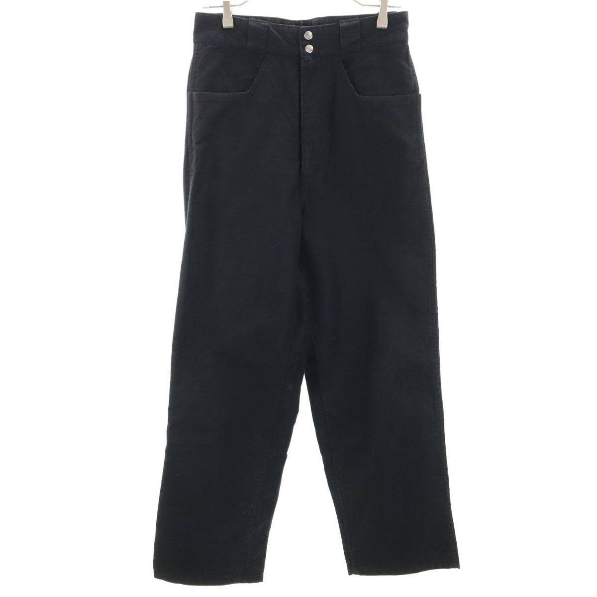 PRIVATE BRAND AG プライベートブランドエージー 日本製 ハイウエスト ワイドパンツ W30 ブラック レディース