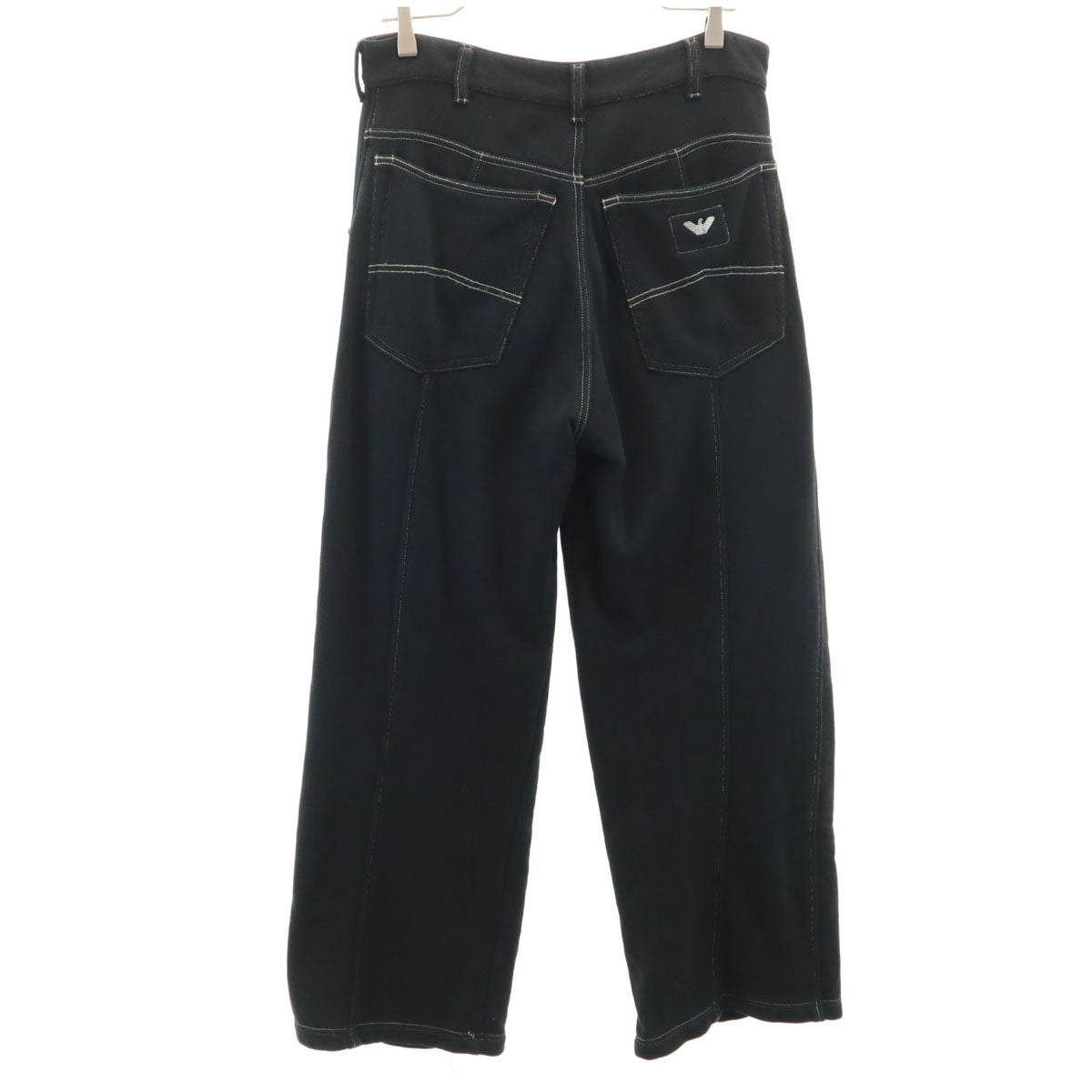 ARMANI JEANS アルマーニジーンズ イタリア製 スウェットパンツ M ブラック メンズ