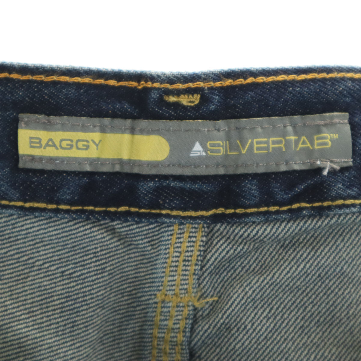 未使用 Levi's リーバイス シルバータブ バギー デニムパンツ W32 インディゴ ペインター ジーンズ メンズ