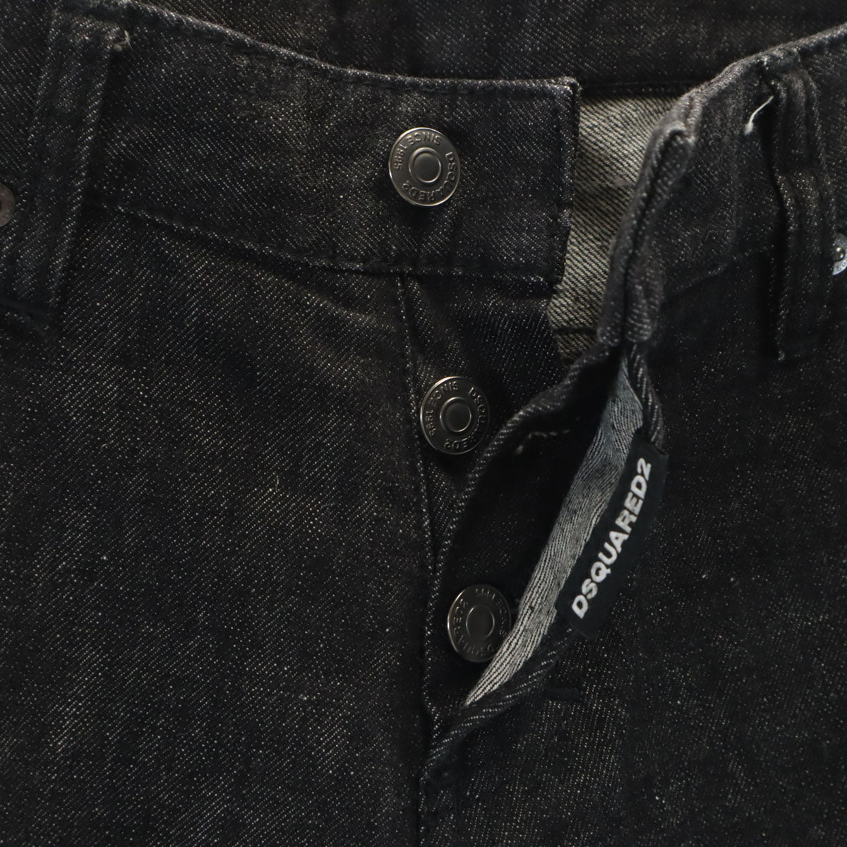 DSQUARED2 ディースクエアード イタリア製 デニムパンツ 42 ブラック ジーンズ メンズ