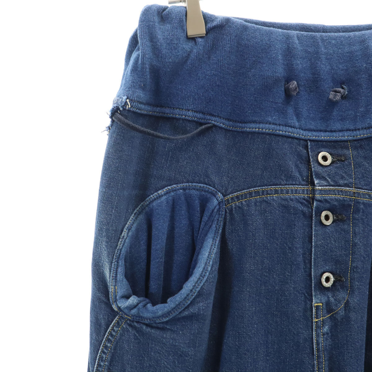 KAPITAL キャピタル 日本製 ヌーベル デニム サルエルパンツ 2 ウォッシュブルー メンズ