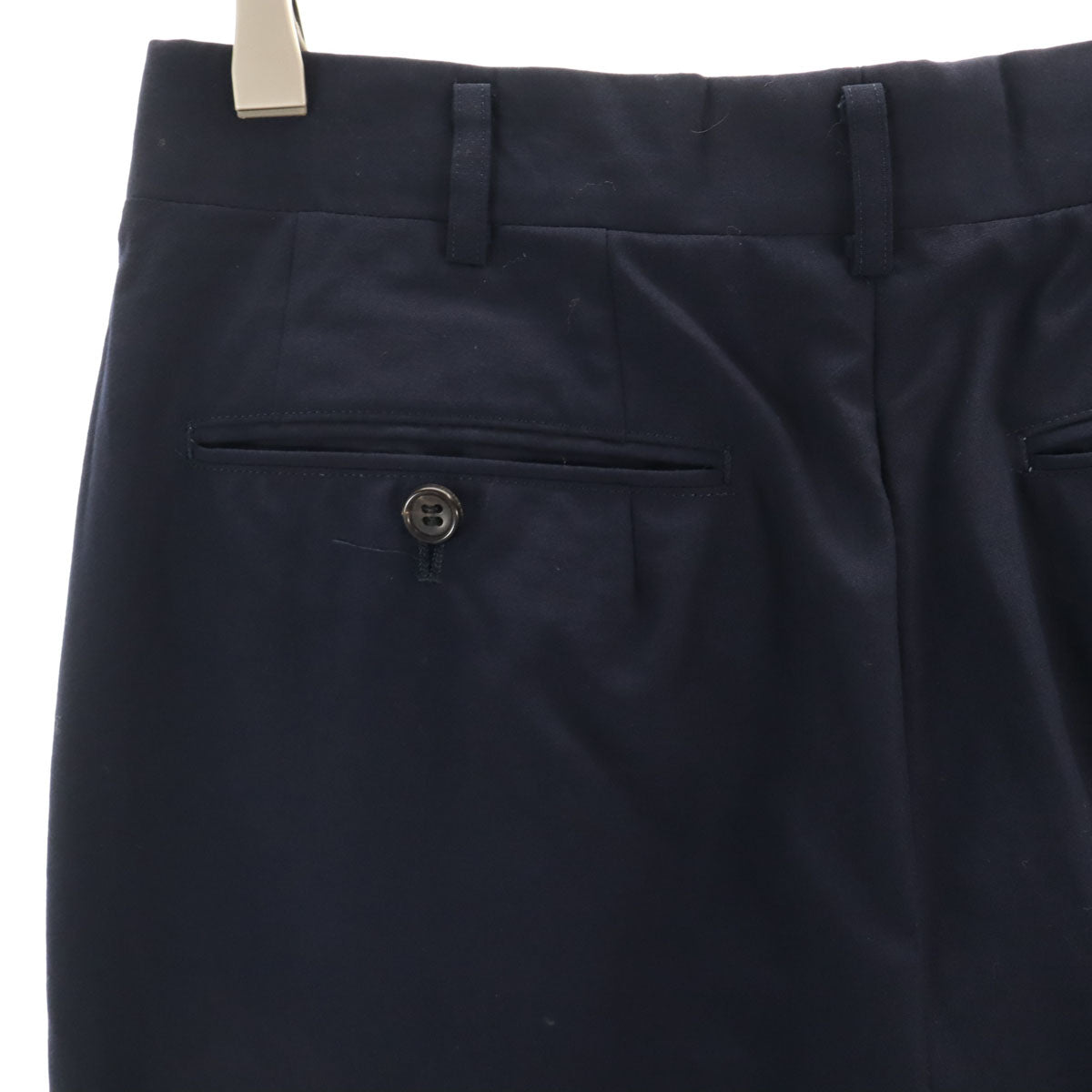 COMME des GARCONS HOMME コムデギャルソンオム 1991年 90s 日本製 オールド タック テーパードパンツ S ネイビー メンズ