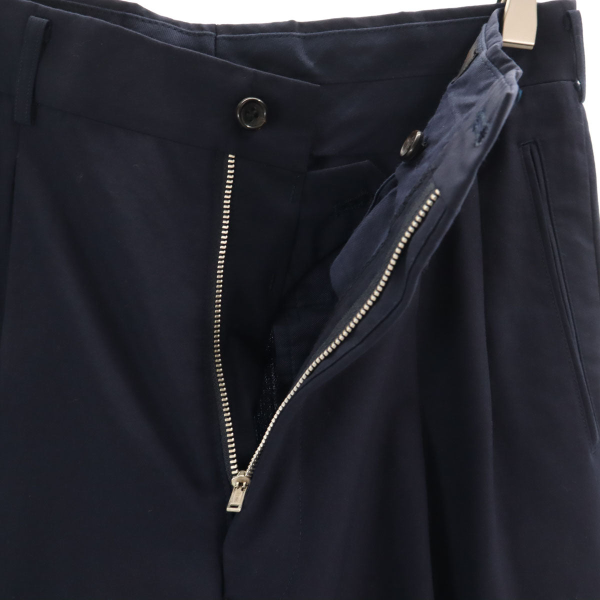 COMME des GARCONS HOMME コムデギャルソンオム 1991年 90s 日本製 オールド タック テーパードパンツ S ネイビー メンズ